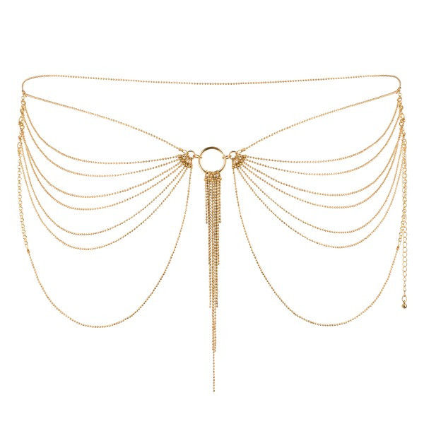 Metallic heup ketting
